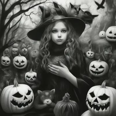 Черно белая живопись в стиле паутина хэллоуин Word Art PNG , Хэллоуин,  Wordart, английский PNG картинки и пнг PSD рисунок для бесплатной загрузки