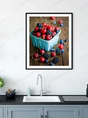 Постеры с фруктами для кухни (32 фото)