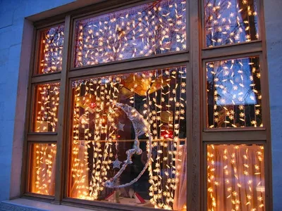 Наклейки на окна \"Новогодние\" елка, украшения, 38х30 см купить в Чите  Наклейки в интернет-магазине Чита.дети (9766032)