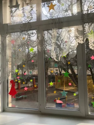 Декор окна «весна» | Декор, Окно, Детская