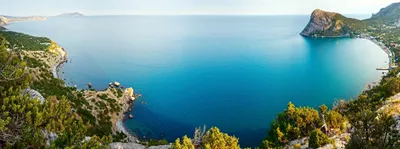 Обои на монитор | Красивые | Крым, море, горы, красиво