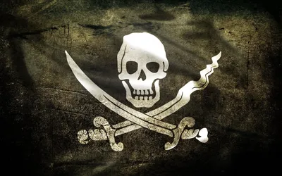 Пираты Карибского Моря обои на рабочий стол флаг - Пираты Карибского Моря -  YouLoveIt.ru