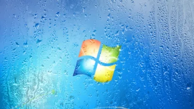Скачать обои Стандартные обои Windows 10, Windows 10, Логотип, Синий фон,  Стандартные обои в разрешении 1366x768 на рабочий стол