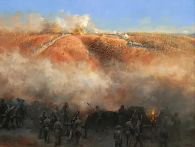 Ян ван Хухтенбург - Кавалерийская битва. Обои для рабочего стола. 1920x1080
