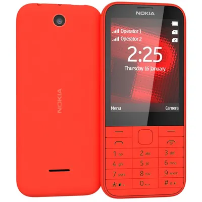 Nokia 225 Все цвета 3D Модель $59 - .3ds .c4d .max .fbx .lwo .ma .lxo .obj  .3dm .wrl - Free3D