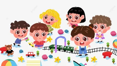 Детский сад дети играют в игры PNG , детский сад, маленький друг, играть  PNG картинки и пнг PSD рисунок для бесплатной загрузки