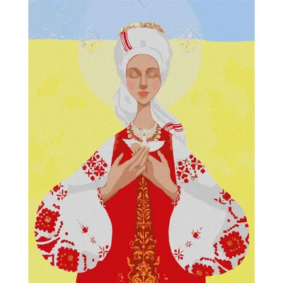 Картина-пейзаж «Украинская тематика» из янтаря | Магазин сувениров, подарков