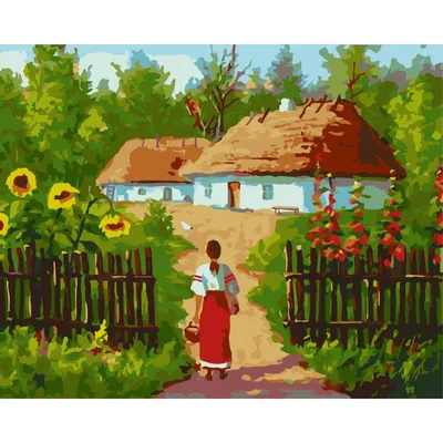 Картина Рисование по номерам Украинская тематика Пейзаж Пшеница и маки  40x50 Rainbow Art GX45506 (ID#1929827876), цена: 250 ₴, купить на Prom.ua