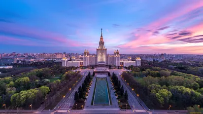 Обои город, вечер, снегопад, зима, улица, здания картинки на рабочий стол,  фото скачать бесплатно