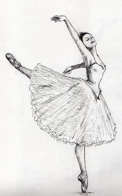 Картинки нарисованные балерины фотографии