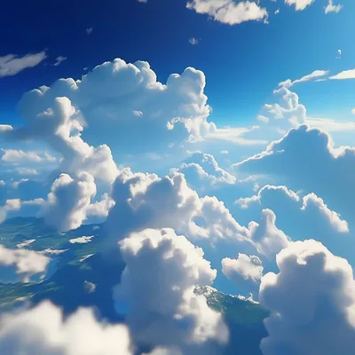 Голубое небо, реалистично, крупным …» — создано в Шедевруме