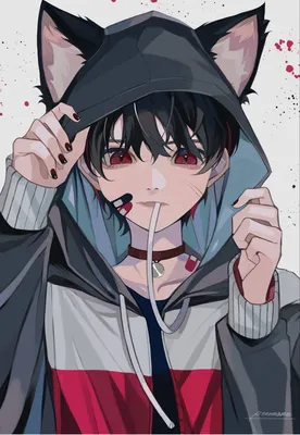 Pin by Neil on ponn_mame | Anime cat boy, Cute anime character, Cool anime  guys