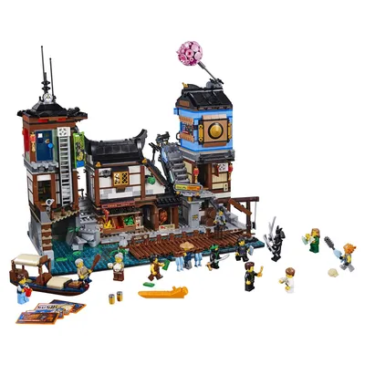 Отзывы о конструктор LEGO Ninjago Порт Ниндзяго Сити 70657 LEGO - отзывы  покупателей на Мегамаркет | конструкторы LEGO 70657 - 100023551013