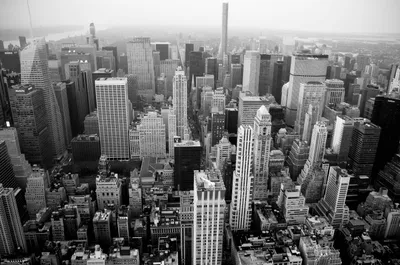 Скачать обои чёрно-белое, нью-йорк, сити, black and white, new york  разрешение 1920x1080 #22999