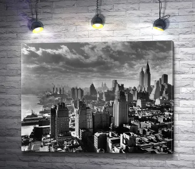 Фотообои Нью-Йорк чёрно-белый - купить по выгодной цене - Ink-project