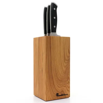 Подставка для ножей из дерева магнитная Woodinhome KS002SSAN, 20х26х12,5  см. - купить в Москве недорого в интернет-магазине Купинож