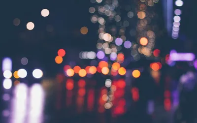 Огни ночного города,бульвар, красота…» — создано в Шедевруме