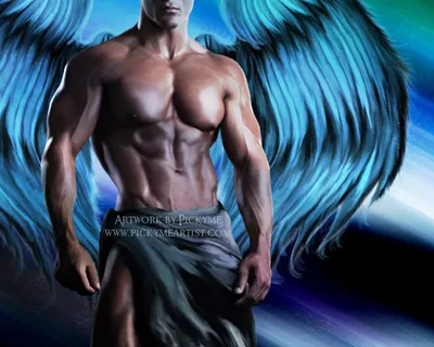 Ангел с крыльями мужчина - 54 фото
