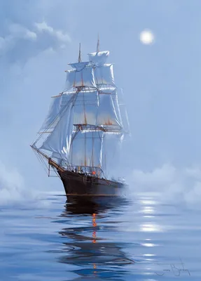 Море, парусник, фото.Куда плывёшь, мой парусник... / J. Brereton.  Обсуждение на LiveInternet - Российский Сервис Онлайн-Дн… | Ship paintings,  Sailing ships, Sailing