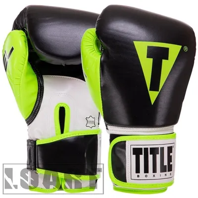 Перчатки для бокса кожа син. - Sambo-shop.com