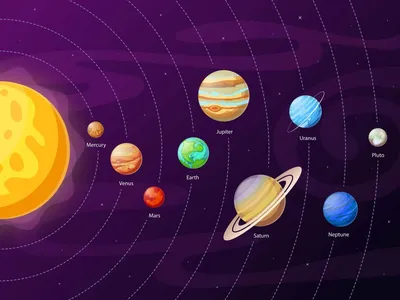 Комплект таблиц Астрономия \"Планеты солнечной системы\" 12 таблиц