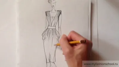 Рисунки одежды карандашом для срисовки - 72 фото
