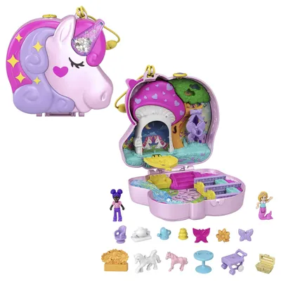 POLLY POCKET DOLL MANY ACCESSORIES PLAY SET FAB STUDIO BEST FRIEND ACTIVE  PACK | eBay