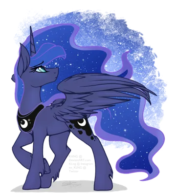 Princess Luna (принцесса Луна) :: Персонажи my little pony королевской  крови :: красивые и интересные картинк… | My little pony drawing, Celestia  and luna, Mlp pony