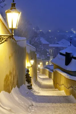 Прага, Чехия,зима» — создано в Шедевруме
