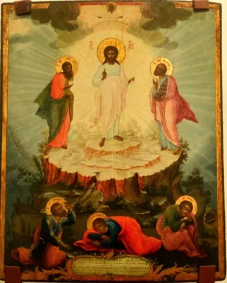 Купить старинную Икону Преображение Христово в антикварном магазине Оранта  в Москве артикул 462-21