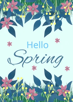 необычный цветок - привет весна Stock Vector | Adobe Stock