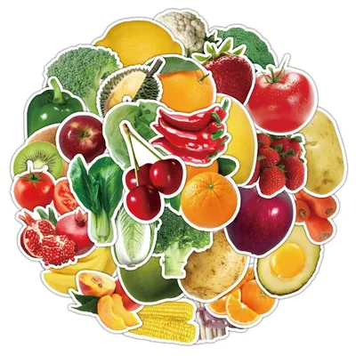 Мультяшные овощи и фрукты с забавными выражениями лиц | Премиум векторы
