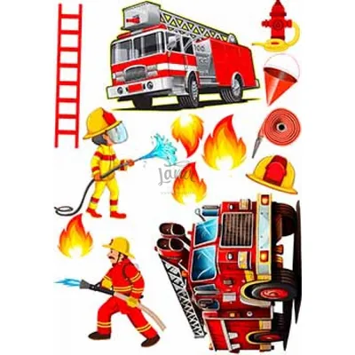 Рисунки на тему пожарники - 45 фото