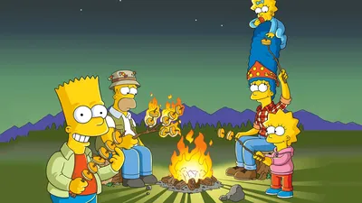 Картина в стиле The Simpsons и другие мультфильмы на заказ | Фотокрапка -  студія фотодруку