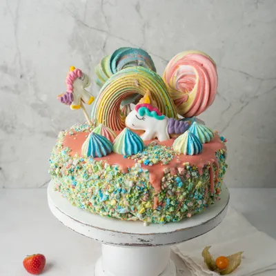 Торт девочке на 1 год (70+ фото) | Торт для девочки, Торт, Праздничные торты