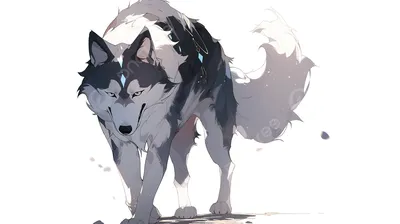 волк аниме Джейсон Фан Ft, картинка собаки хаски, собака, хаски фон  картинки и Фото для бесплатной загрузки