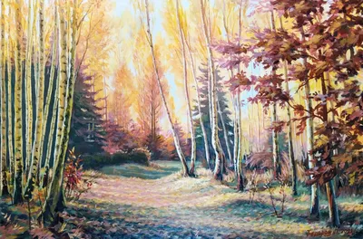 Картина «Золотая осень», Сергей Гетиу - Jose Art Gallery