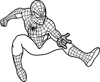 Раскраска Человек-паук | Раскраски из фильма Человек-паук (Spiderman)