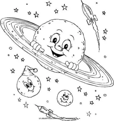 Раскраски Космос для детей: распечатать бесплатно или скачать