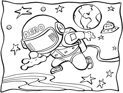Раскраски космос, Сатурн, летающая тарелка, НЛО | Игры для детей, Для  детей, Занятия для детского сада