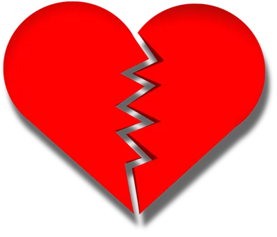 Разбитое сердце . Stock Vector | Adobe Stock