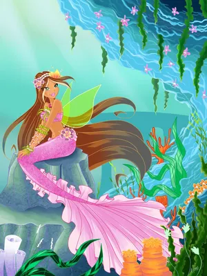 Flora ... Mermaid | Flora winx, Winx club, Mermaid art