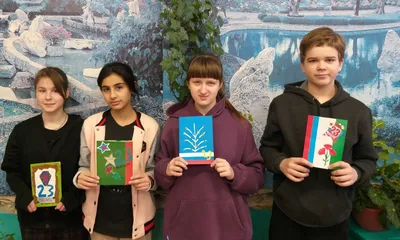 В Ямальском районе дети подготовили бойцам открытки ко Дню защитника  Отечества | Ямал-Медиа