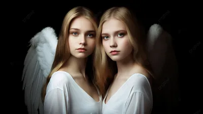 Девушка с крыльями ангела держит …» — создано в Шедевруме