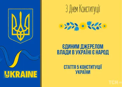 Президент Владимир Зеленский поздравил с Днем Конституции Украины