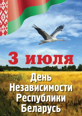 Поздравляем с Днем Независимости Республики Беларусь!