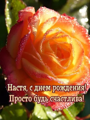 Поздравительная открытка для Анастасии — Скачайте на Davno.ru