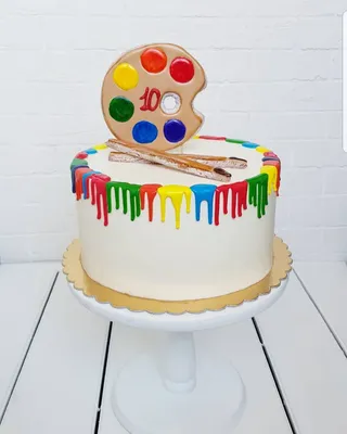 Торт для художника «Художнице»