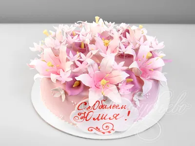 Открытка С Днем рождения, торт купить в Екатеринбурге с доставкой