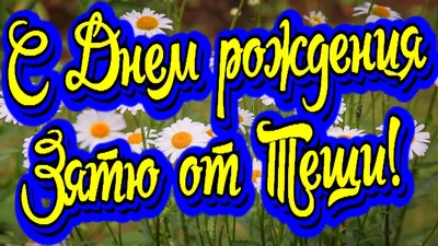 С Днем рождения зятю от тещи! Красивое поздравление в стихах, музыкальная  открытка, плейкаст - YouTube